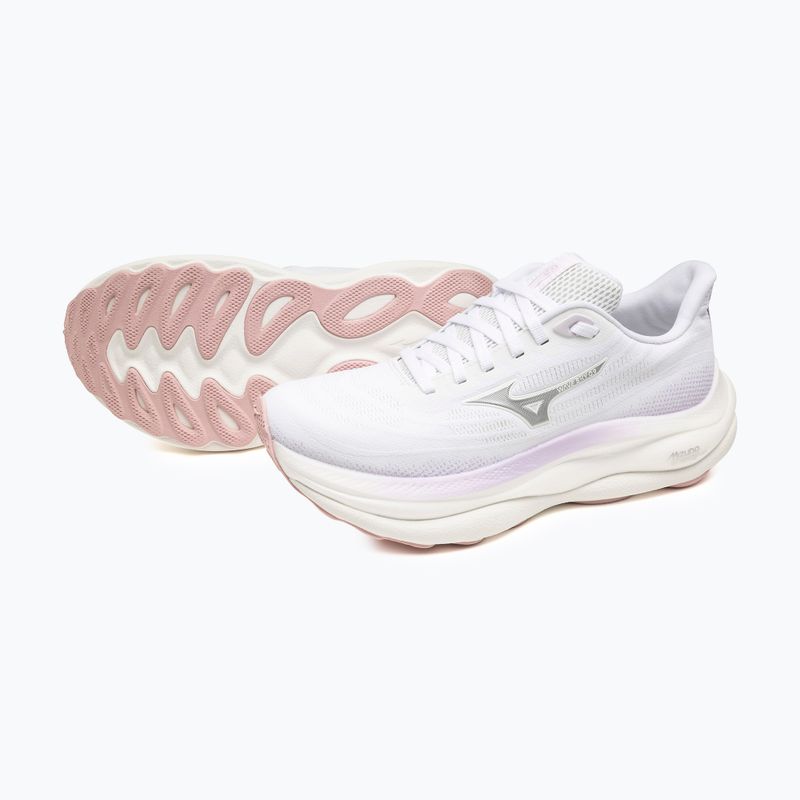 Дамски обувки за бягане Mizuno Wave Sky 9 white/silver/orchid petal 9