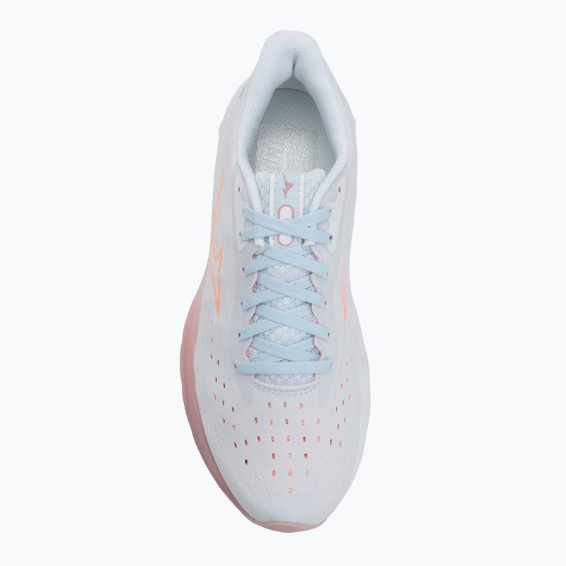 Дамски обувки за бягане Mizuno Wave Skyrise 6 nantucket breeze/striking coral/bleach mauve 5