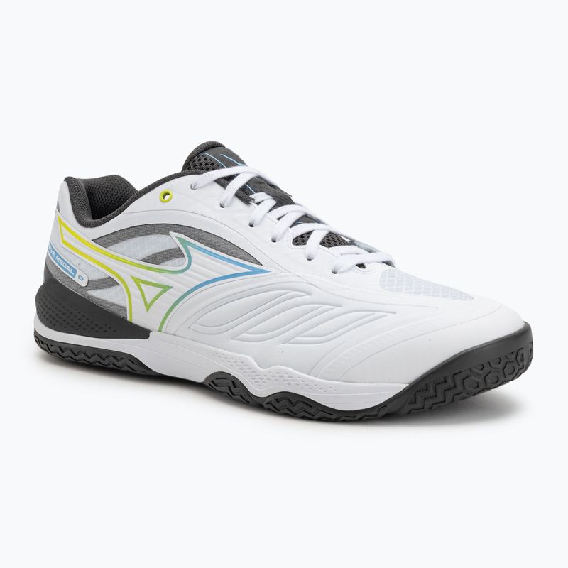 Обувки за тенис Mizuno Wave Medal 8 бял/ал олборд/черен пясък