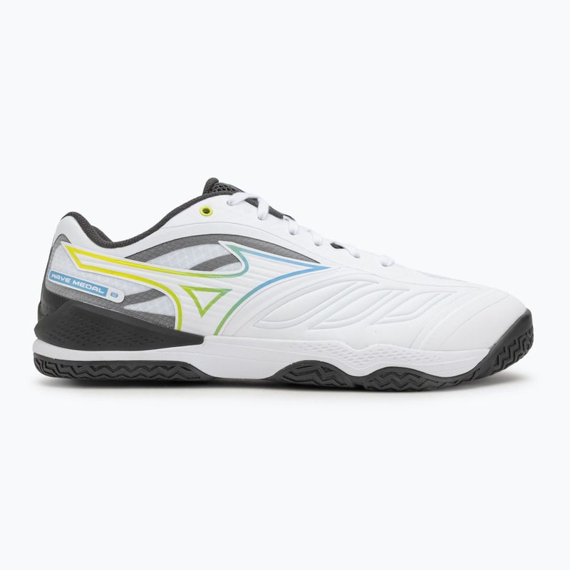 Обувки за тенис Mizuno Wave Medal 8 бял/ал олборд/черен пясък 2