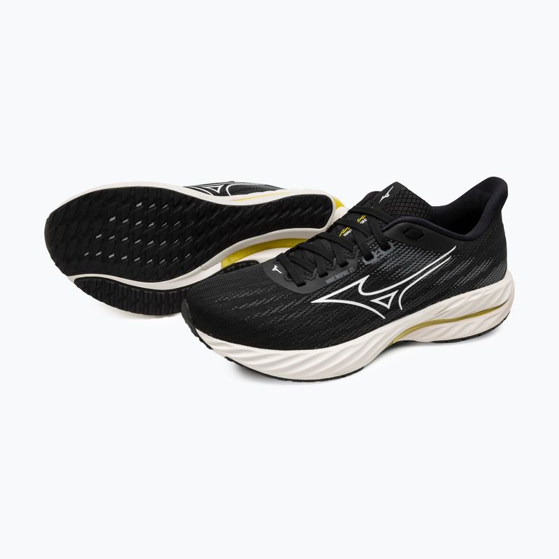 Дамски обувки за бягане Mizuno Wave Inspire 21 black/white/vibrant yellow 9