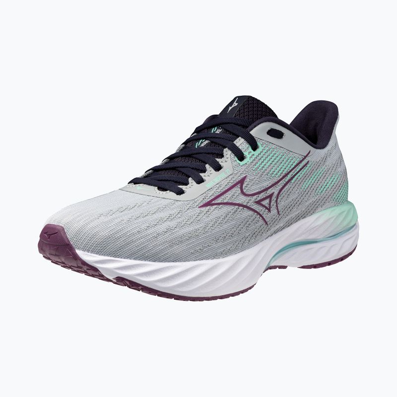 Дамски обувки за бягане Mizuno Wave Inspire 21 перлено синьо/тъмно лилаво/ледено зелено 3