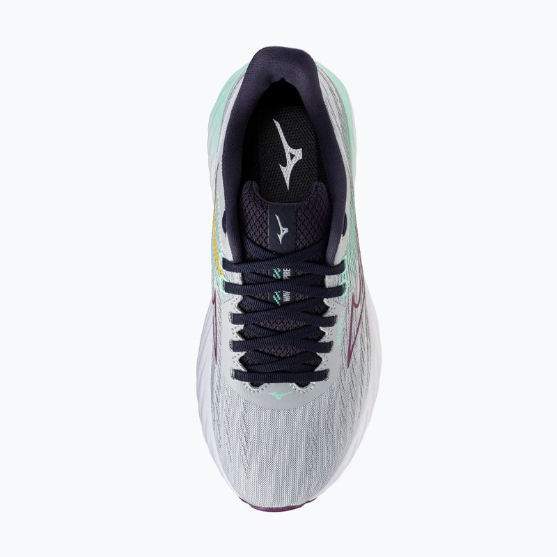 Дамски обувки за бягане Mizuno Wave Inspire 21 перлено синьо/тъмно лилаво/ледено зелено 7