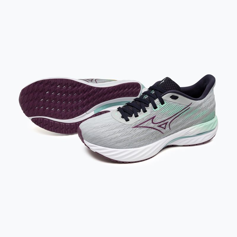 Дамски обувки за бягане Mizuno Wave Inspire 21 перлено синьо/тъмно лилаво/ледено зелено 9
