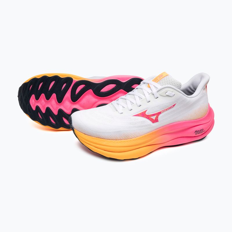 Обувки за бягане Mizuno Wave Sky 9 white/tang orange/pink tetra 9
