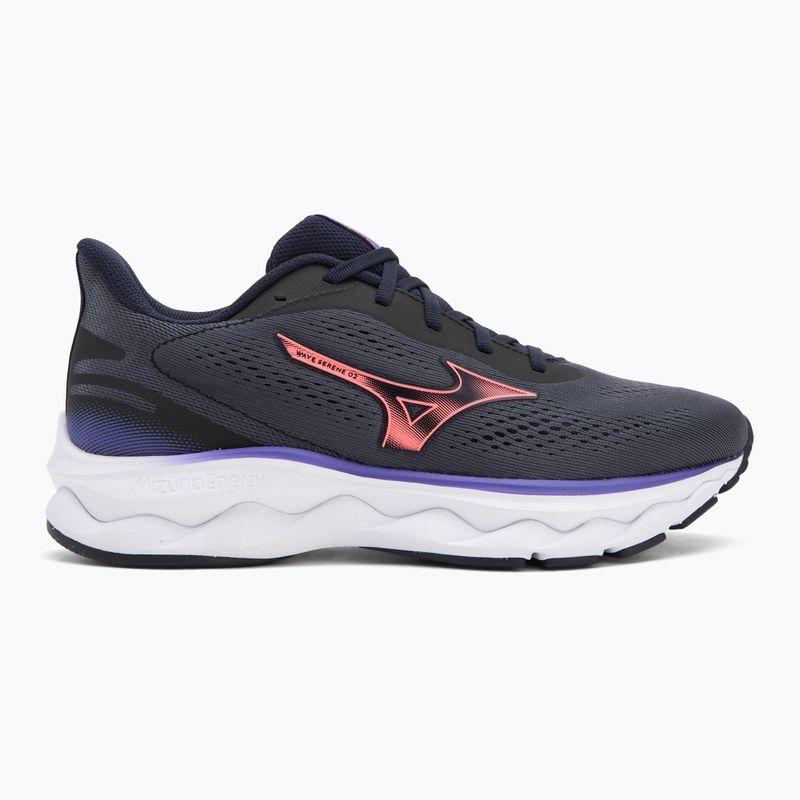Дамски обувки за бягане Mizuno Wave Serene 2 baritone blue/striking coral/irisbloom 2