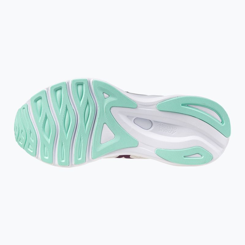 Дамски обувки за бягане Mizuno Wave Serene 2 snow white/dark purple/ice green 11