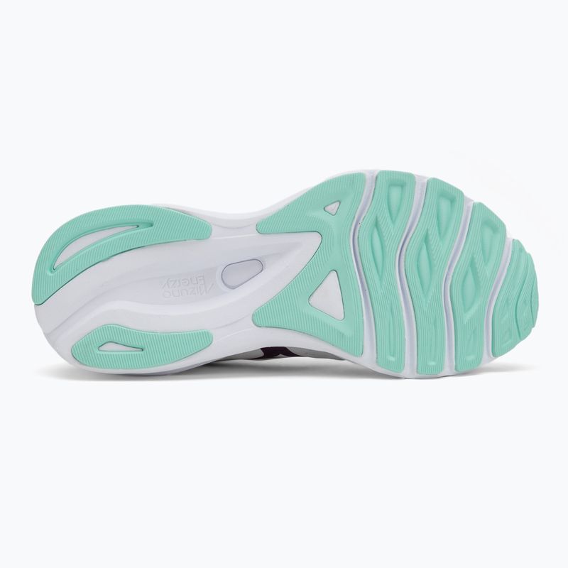 Дамски обувки за бягане Mizuno Wave Serene 2 snow white/dark purple/ice green 4