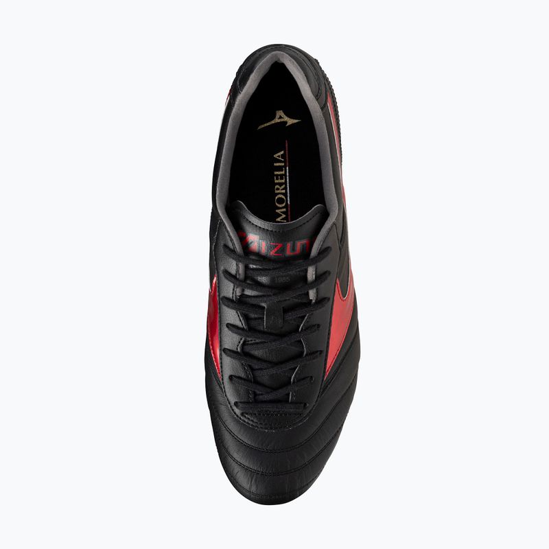 Мъжки футболни обувки Mizuno Morelia II Elite FG black/morelia 40th red/black sand 12