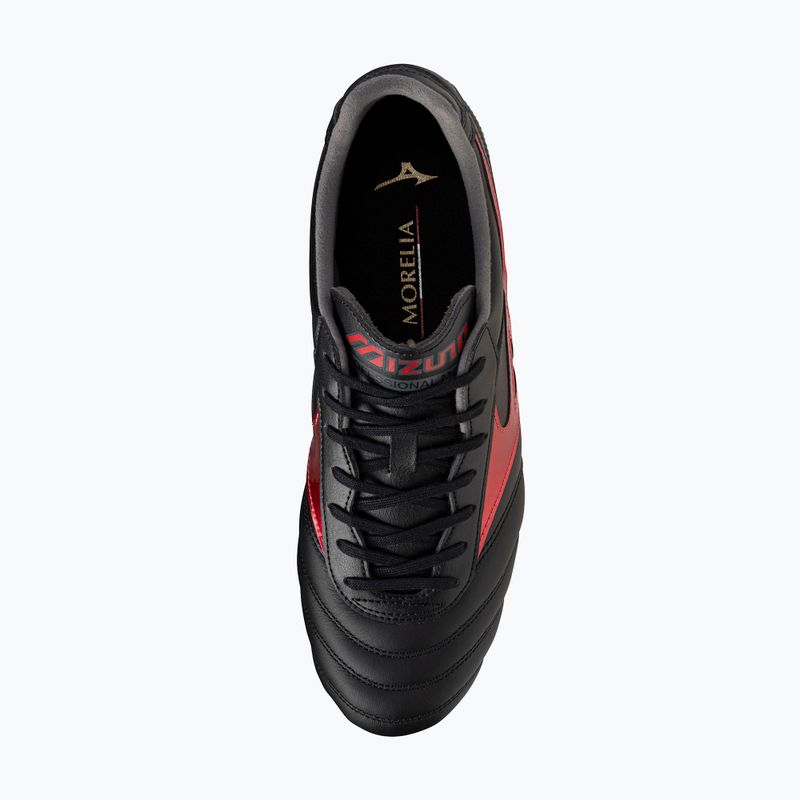 Мъжки футболни обувки Mizuno Morelia II Pro FG black/morelia 40th red/black sand 5