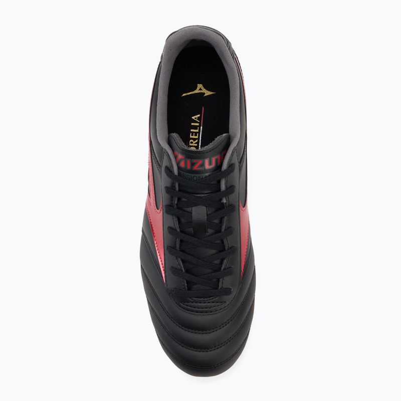 Мъжки футболни обувки Mizuno Morelia II Pro FG black/morelia 40th red/black sand 5