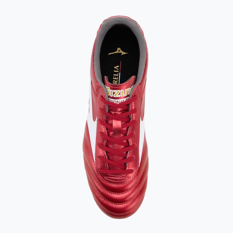 Мъжки футболни обувки Mizuno Morelia II Pro FG morelia 40th red/white/black 5
