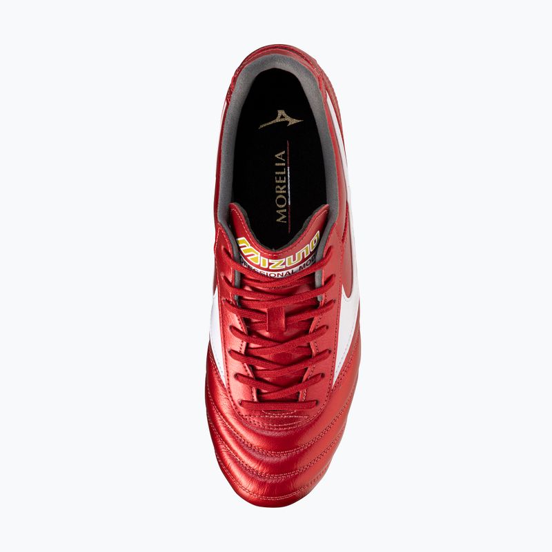 Мъжки футболни обувки Mizuno Morelia II Pro FG morelia 40th red/white/black 5