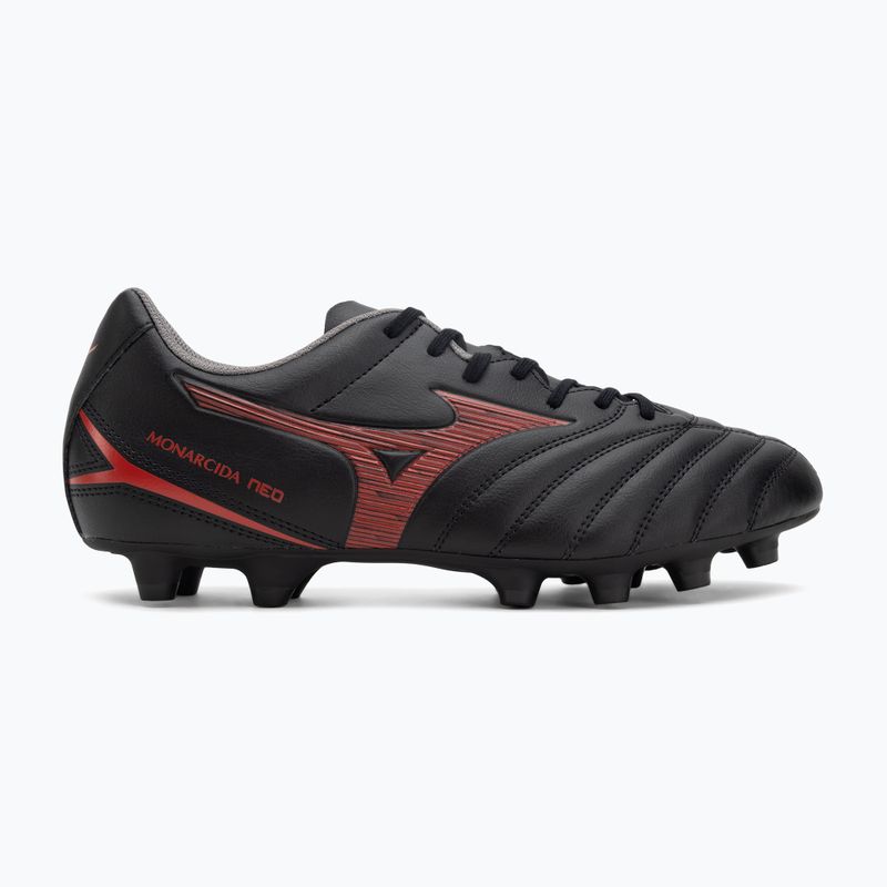 Футболни обувки Mizuno Monarcida Neo III Select Md black/morelia 40th red 2