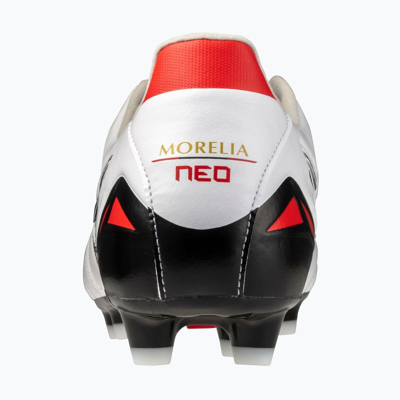 Мъжки футболни обувки Mizuno Morelia Neo IV Pro MD white/black/chinese red 10