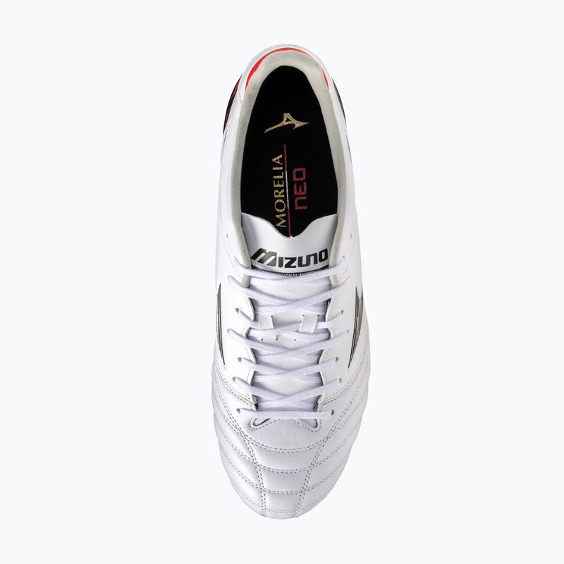 Мъжки футболни обувки Mizuno Morelia Neo IV Pro MD white/black/chinese red 12