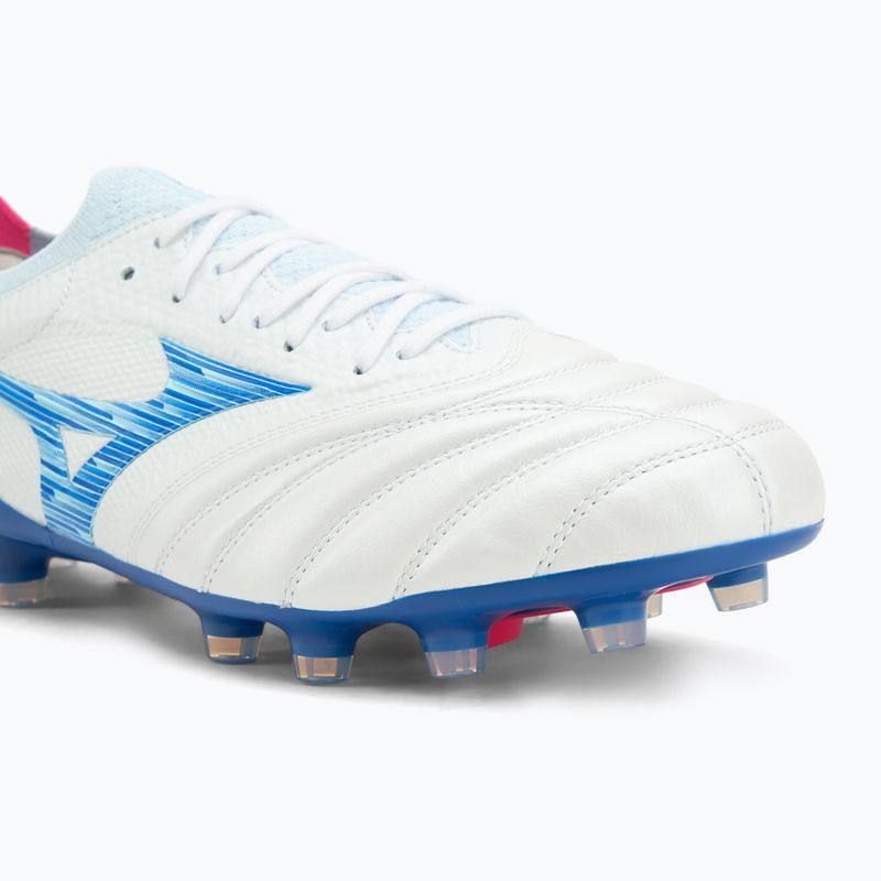Мъжки футболни обувки Mizuno Morelia Neo IV β Japan Md white/tanager turquoise/pink tetra 7