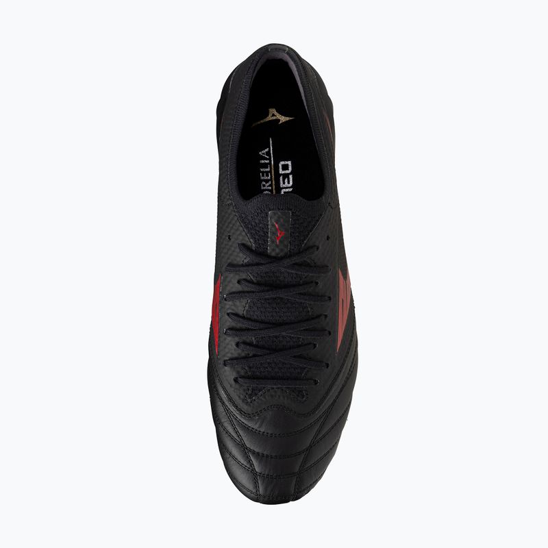 Мъжки футболни обувки Mizuno Morelia Neo IV Β Elite MD black/morelia 40th red/black 12
