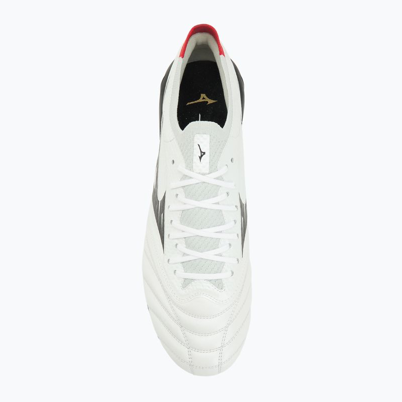 Мъжки футболни обувки Mizuno Morelia Neo IV Β Elite MD white/black/chinese red 5