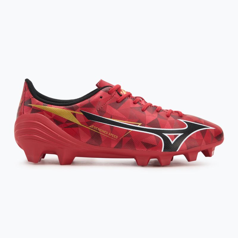 Футболни обувки Mizuno α II Select Md morelia 40th red/black/gold 2