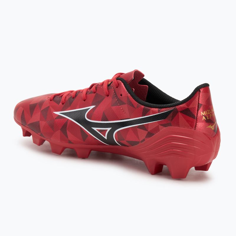 Футболни обувки Mizuno α II Select Md morelia 40th red/black/gold 3