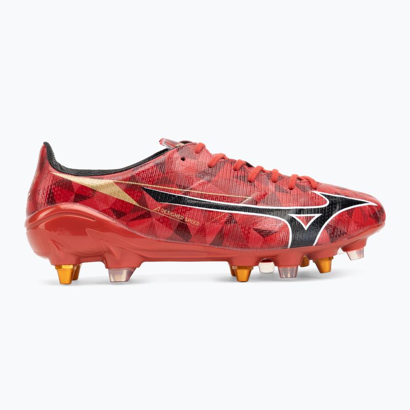 Мъжки футболни обувки Mizuno α II Japan Mix morelia 40th red/black/gold 2
