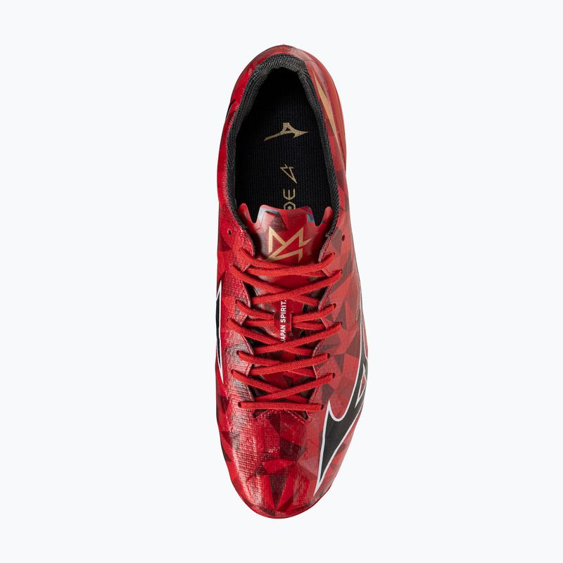 Мъжки футболни обувки Mizuno α II Japan Mix apricot 40th red/black/gold 5