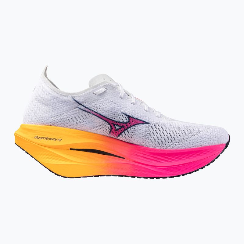 Обувки за бягане Mizuno Wave Rebellion Pro 3 бяло/розово тетра/оранжево 2
