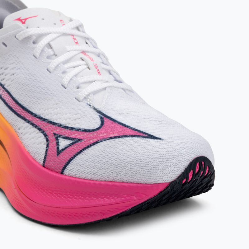 Обувки за бягане Mizuno Wave Rebellion Pro 3 бяло/розово тетра/оранжево 7
