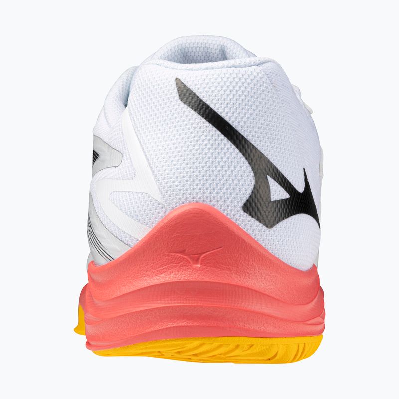 Обувки за волейбол Mizuno Thunder Blade Z white/fiery coral 2/citrus 3