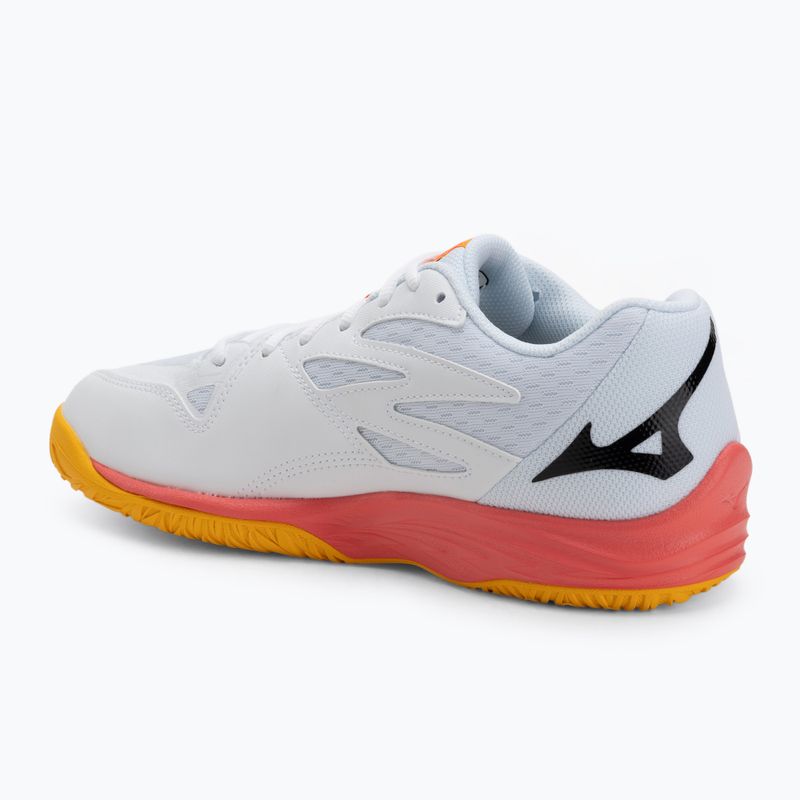 Обувки за волейбол Mizuno Thunder Blade Z white/fiery coral 2/citrus 3