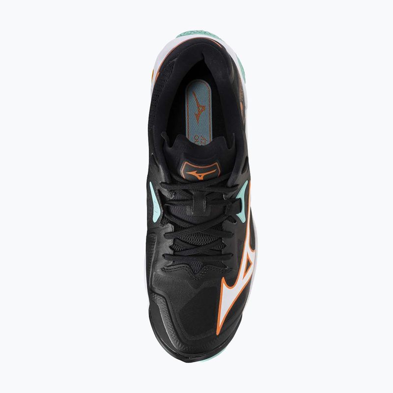Mizuno Wave Lightning Z8 обувки за волейбол черни/танджело/ледено зелени 5