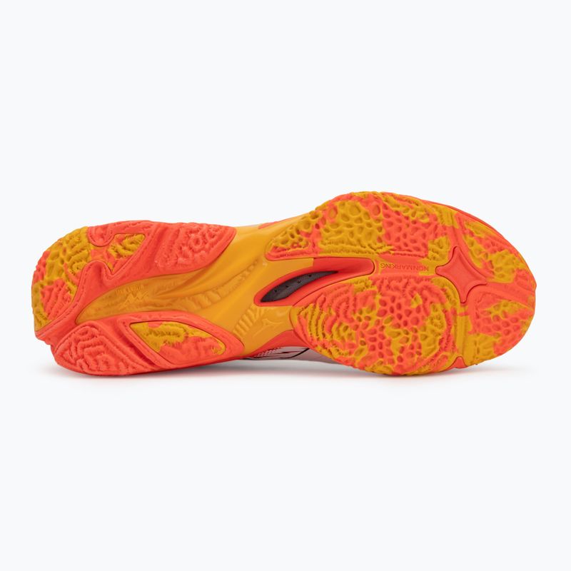 Обувки за волейбол Mizuno Wave Lightning Neo 3 white/fiery coral 2/citrus 4
