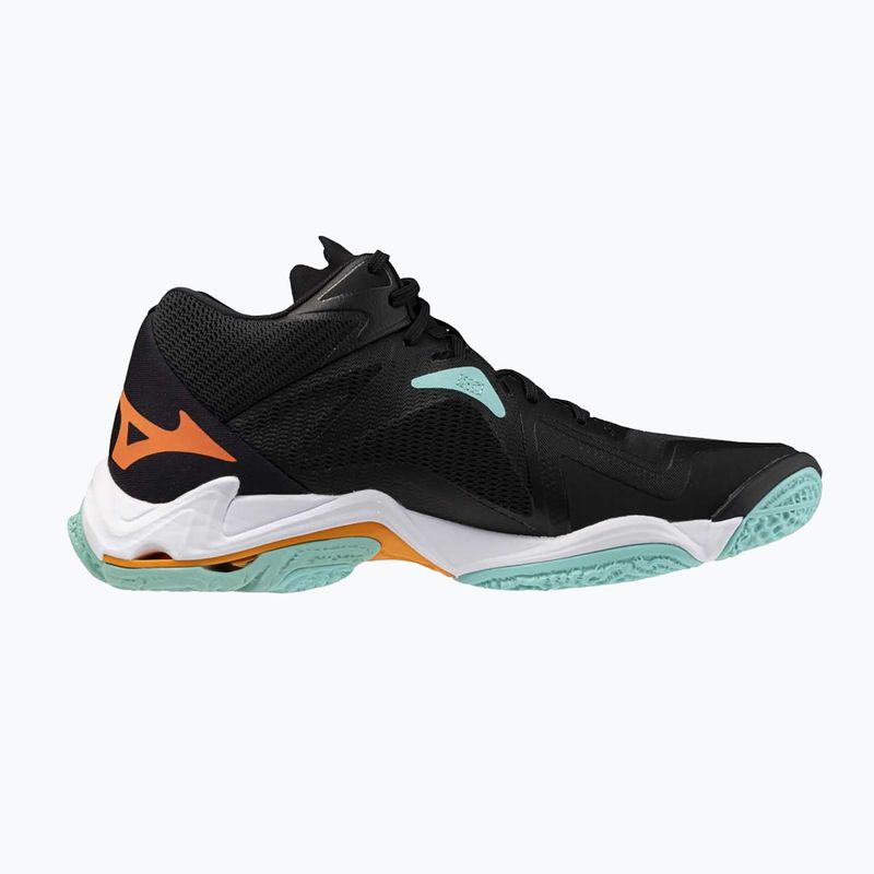 Обувки за волейбол Mizuno Wave Lightning Z8 Mid black/tangelo/ice green 2