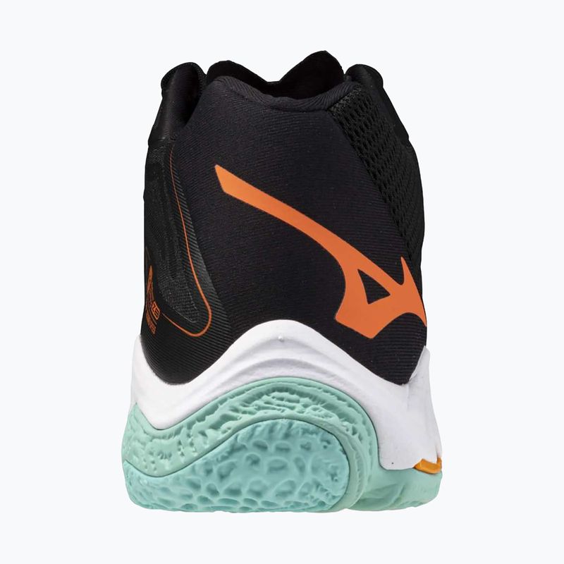Обувки за волейбол Mizuno Wave Lightning Z8 Mid black/tangelo/ice green 3