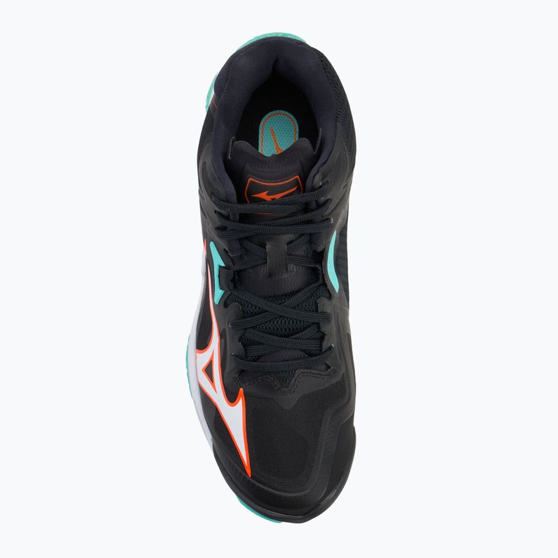 Обувки за волейбол Mizuno Wave Lightning Z8 Mid black/tangelo/ice green 5