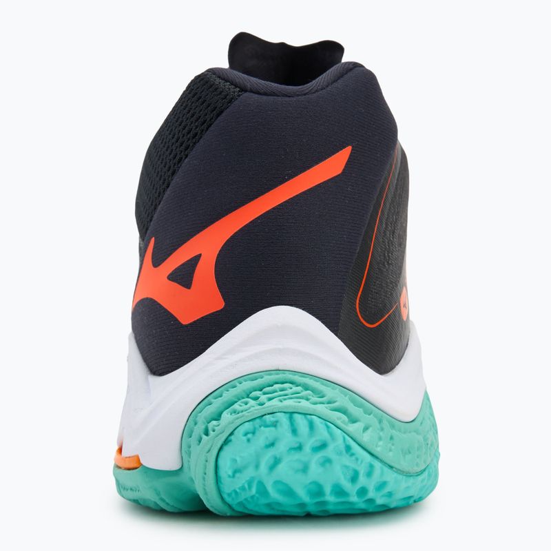 Обувки за волейбол Mizuno Wave Lightning Z8 Mid black/tangelo/ice green 6