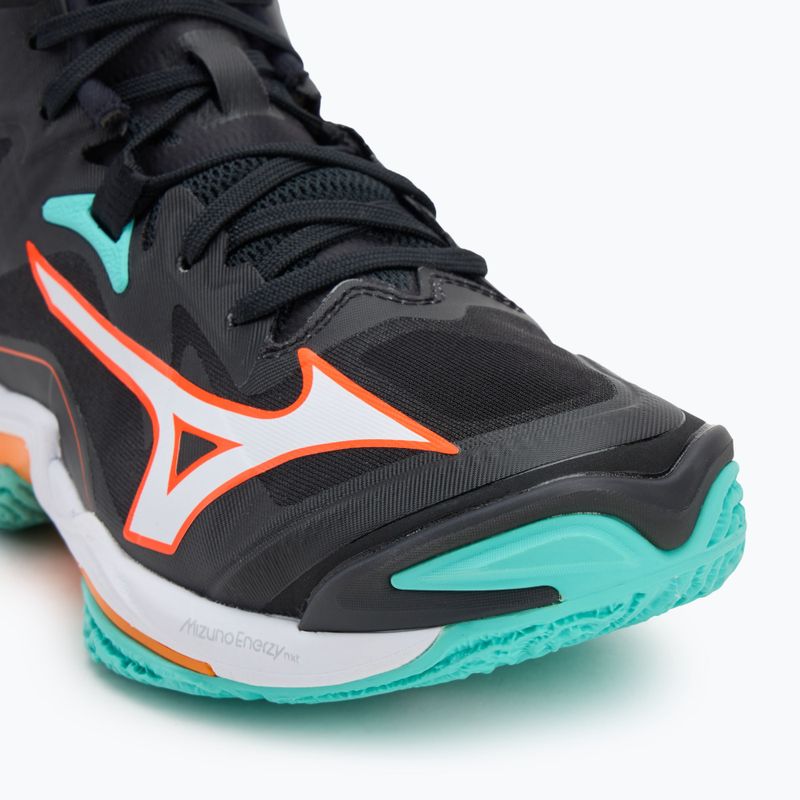 Обувки за волейбол Mizuno Wave Lightning Z8 Mid black/tangelo/ice green 7