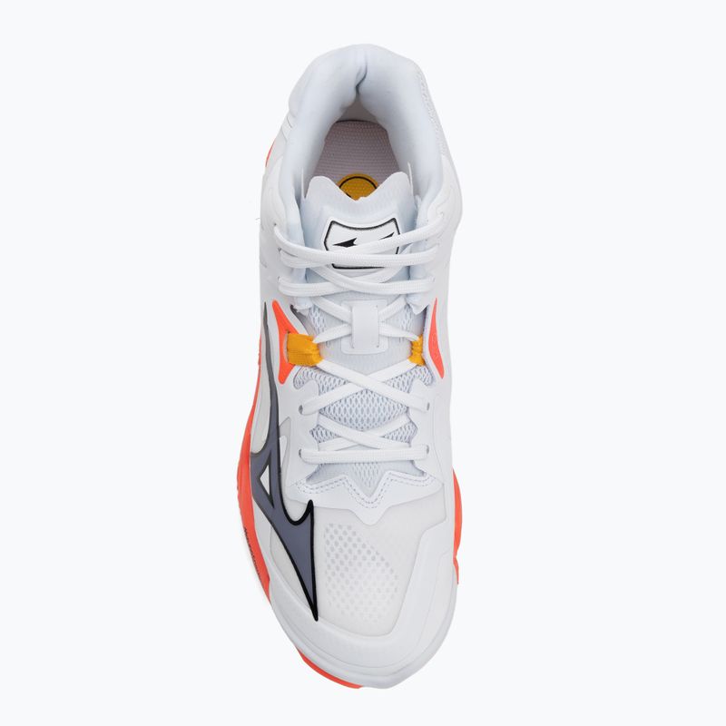 Обувки за волейбол Mizuno Wave Lightning Z8 Mid white/fiery coral 2/citrus 5