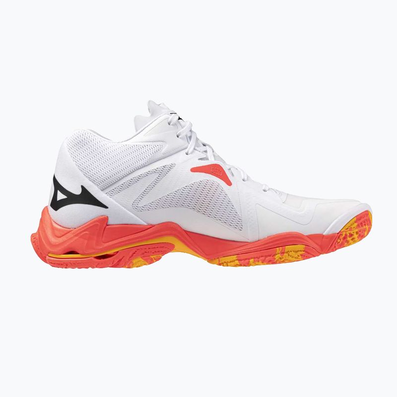 Mizuno Wave Lightning Z8 Mid white/fiery coral 2/citrus обувки за волейбол 2