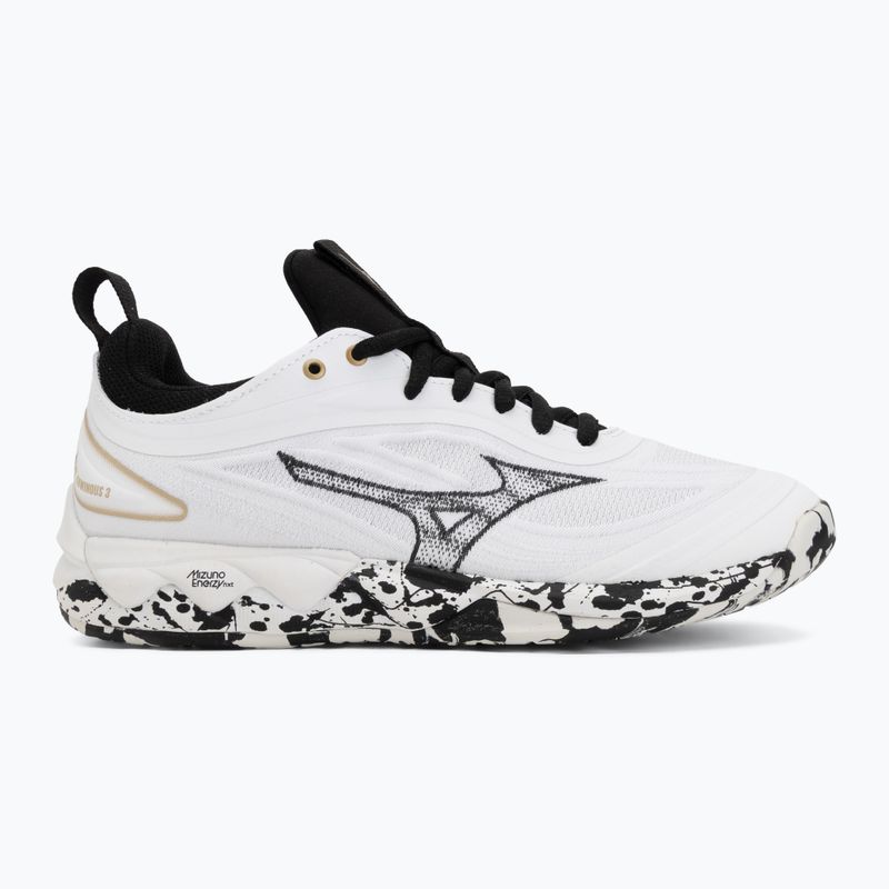 Обувки за волейбол Mizuno Wave Luminous 3 white/black/ge gold 2