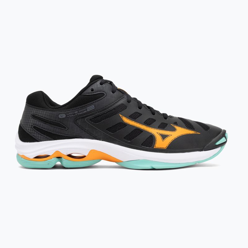 Обувки за волейбол Mizuno Wave Voltage 2 black/tangelo/ice green 2