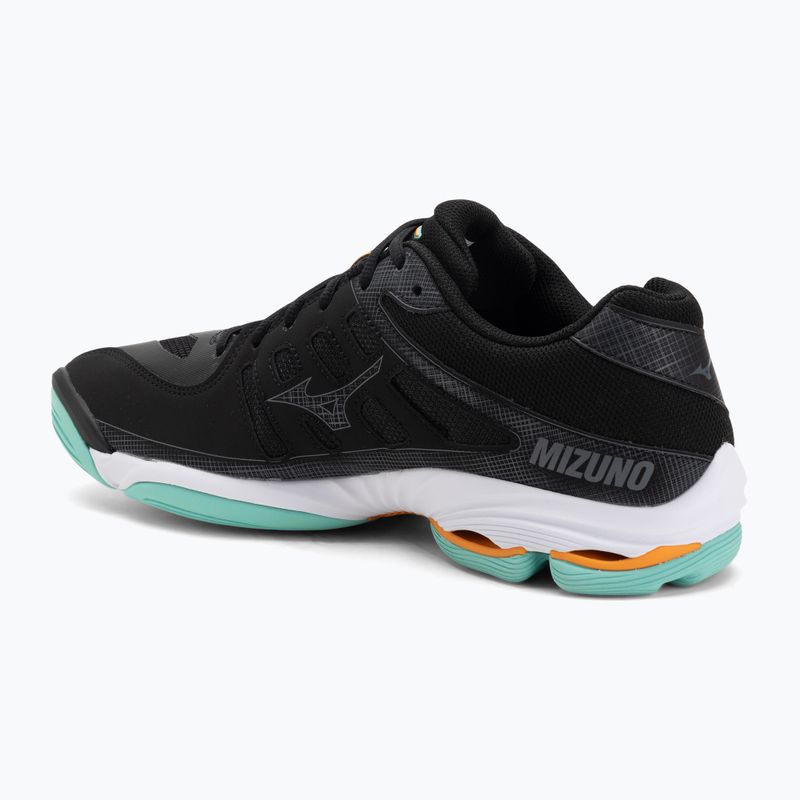 Обувки за волейбол Mizuno Wave Voltage 2 black/tangelo/ice green 3