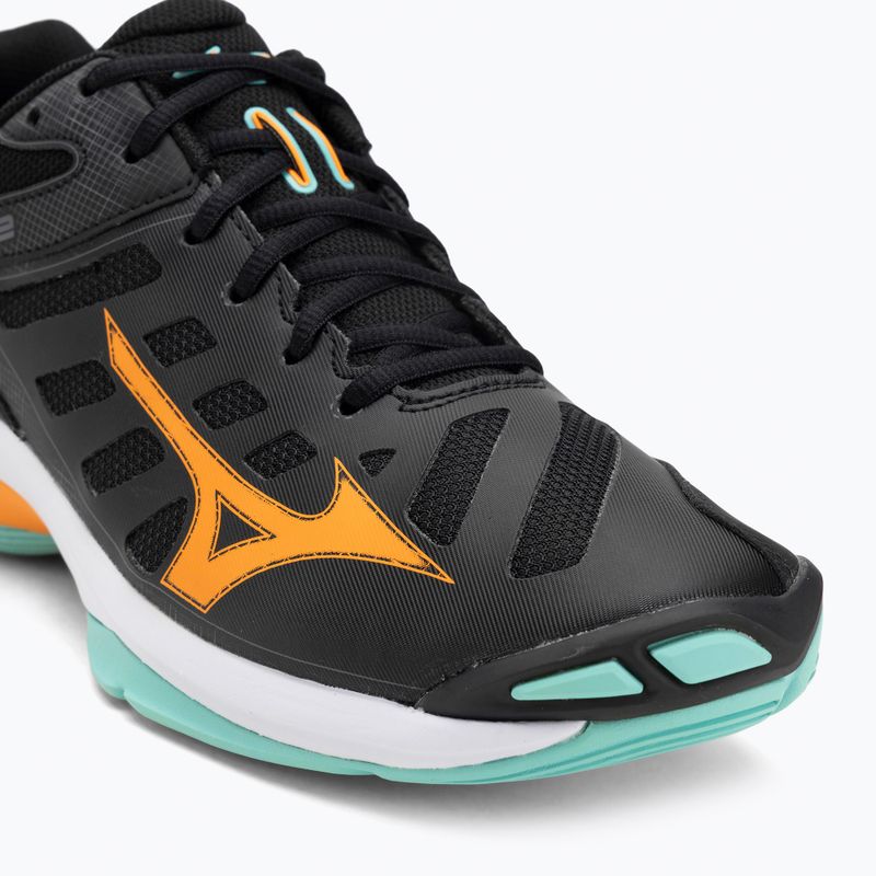 Обувки за волейбол Mizuno Wave Voltage 2 black/tangelo/ice green 7