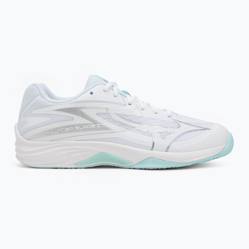 Дамски обувки за волейбол Mizuno Thunder Blade Z white/blue tint 2