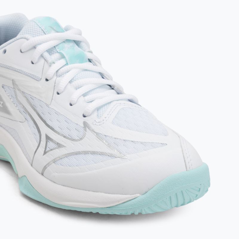 Дамски обувки за волейбол Mizuno Thunder Blade Z white/blue tint 7