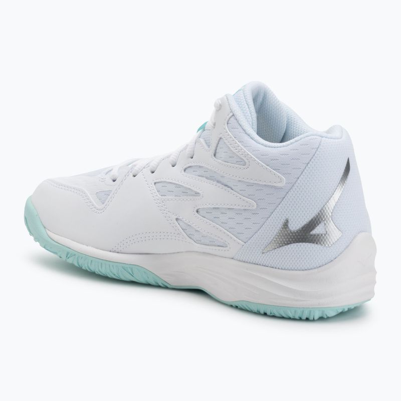 Дамски обувки за волейбол Mizuno Thunder Blade Z Mid white/blue tint 3