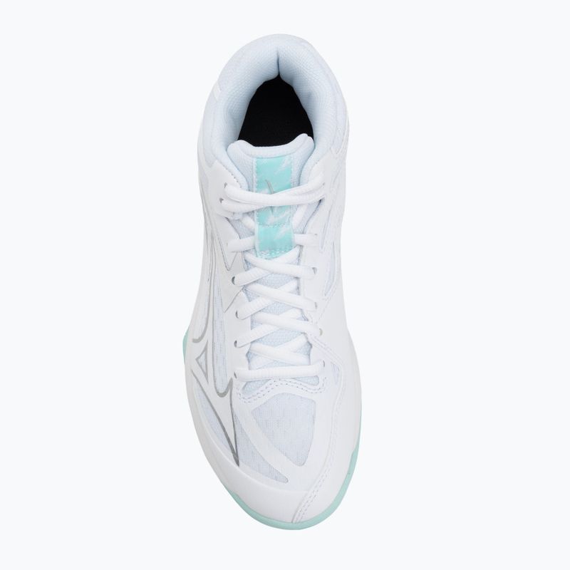Дамски обувки за волейбол Mizuno Thunder Blade Z Mid white/blue tint 5