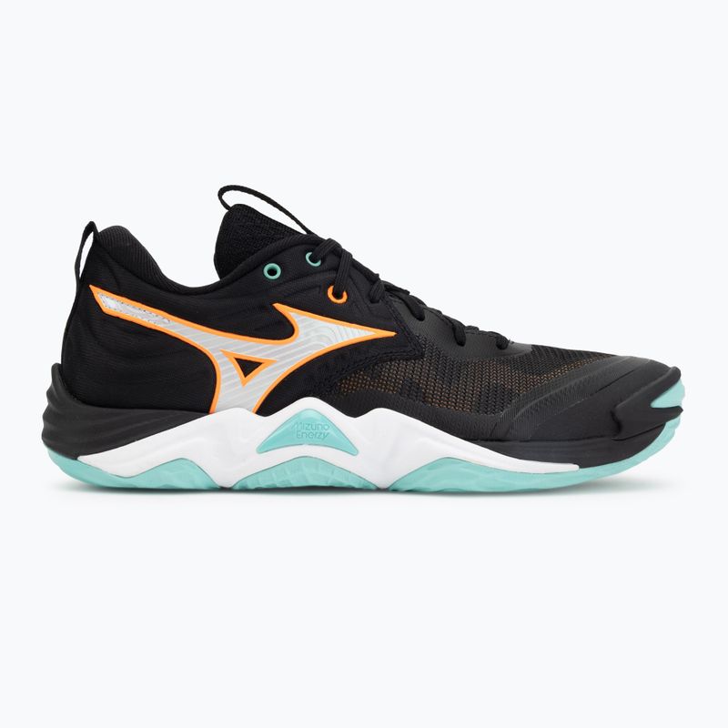 Обувки за волейбол Mizuno Wave Momentum Elite black/tangelo/ice green 2