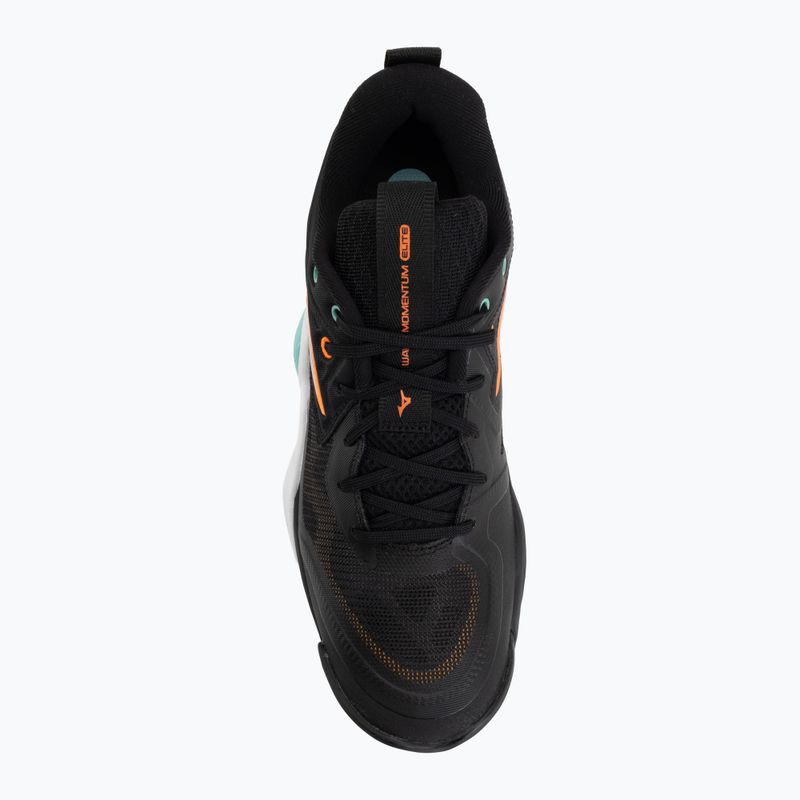 Обувки за волейбол Mizuno Wave Momentum Elite black/tangelo/ice green 5